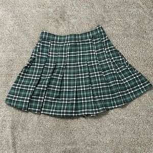 Plaid miniskirt